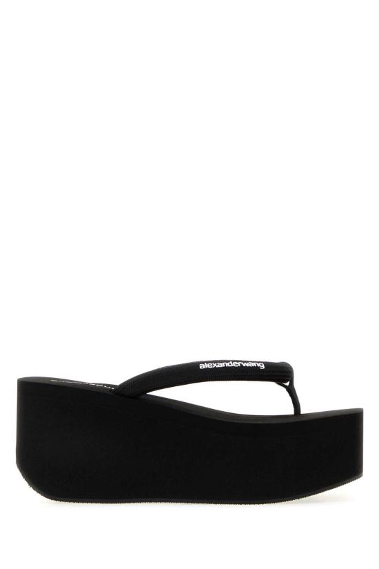 26FW 알렉산더 왕 뮬/슬리퍼 30326S024 001 Black