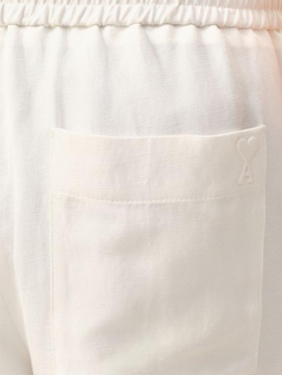 26SS 아미 숏팬츠 HSO835 VI0052136 Creme white - AMI