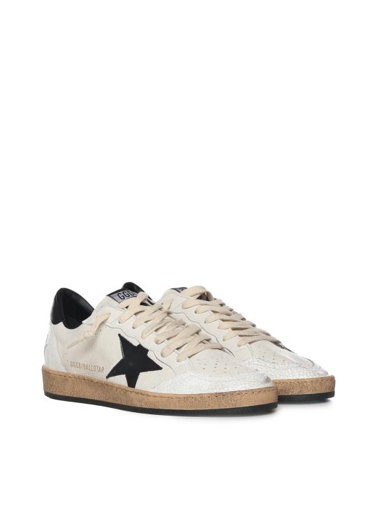26FW 골든구스 볼스타 레더 스타 스니커즈 GMF00117 F00377110283 White black - GOLDEN GOOSE