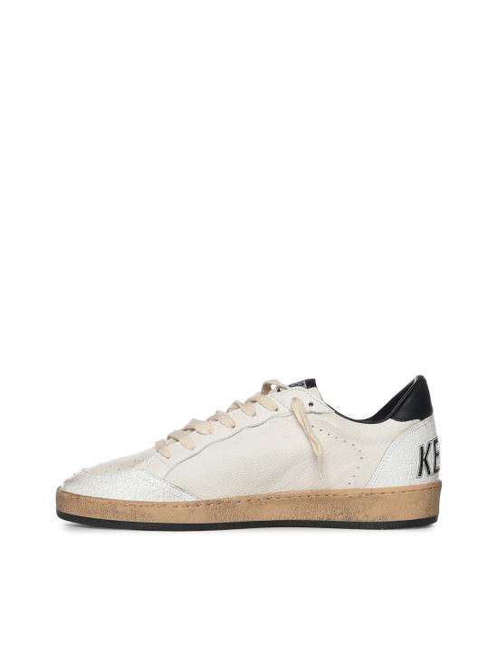 26FW 골든구스 볼스타 레더 스타 스니커즈 GMF00117 F00377110283 White black - GOLDEN GOOSE