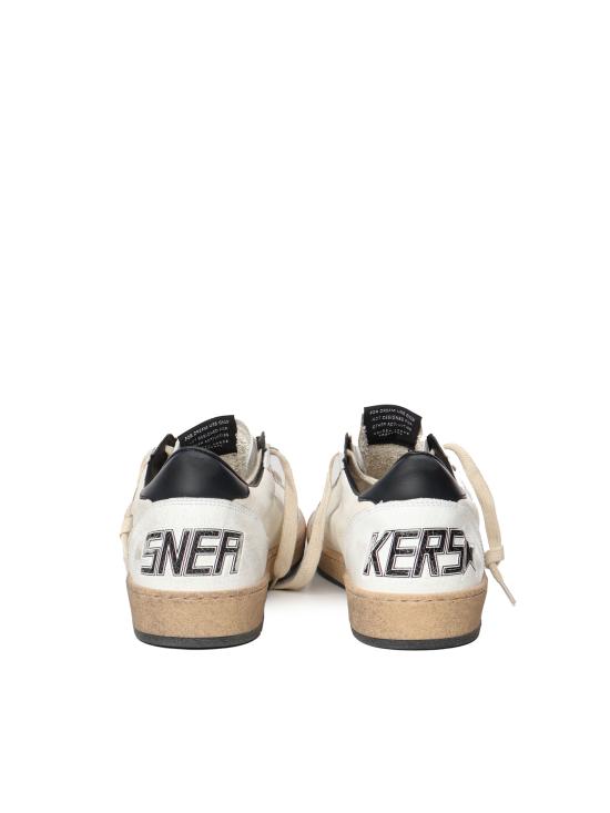 26FW 골든구스 볼스타 레더 스타 스니커즈 GMF00117 F00377110283 White black - GOLDEN GOOSE