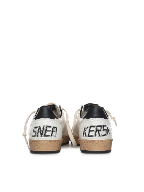 26FW 골든구스 볼스타 레더 스타 스니커즈 GMF00117 F00377110283 White black - GOLDEN GOOSE