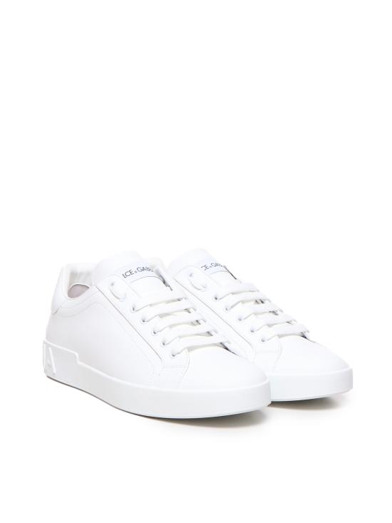 26FW 돌체앤가바나 카프스킨 포르토피노 스니커즈 CS1772 A106580001 BIANCO - DOLCE & GABBANA