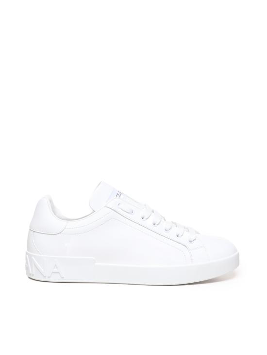 26FW 돌체앤가바나 카프스킨 포르토피노 스니커즈 CS1772 A106580001 BIANCO - DOLCE & GABBANA