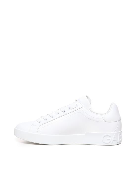 26FW 돌체앤가바나 카프스킨 포르토피노 스니커즈 CS1772 A106580001 BIANCO - DOLCE & GABBANA