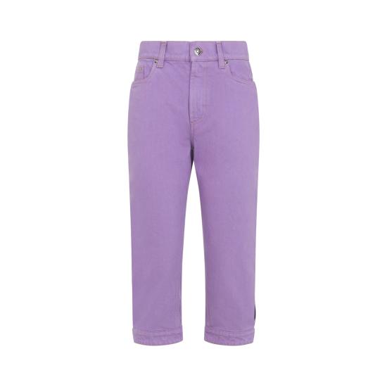 26FW 베르사체 스트레이트 팬츠 1023741 1A17871 1DB20 LILAC ARCH - VERSACE