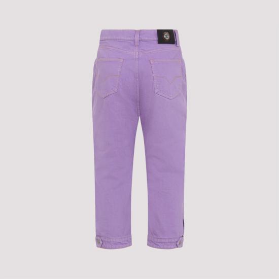 26FW 베르사체 스트레이트 팬츠 1023741 1A17871 1DB20 LILAC ARCH - VERSACE