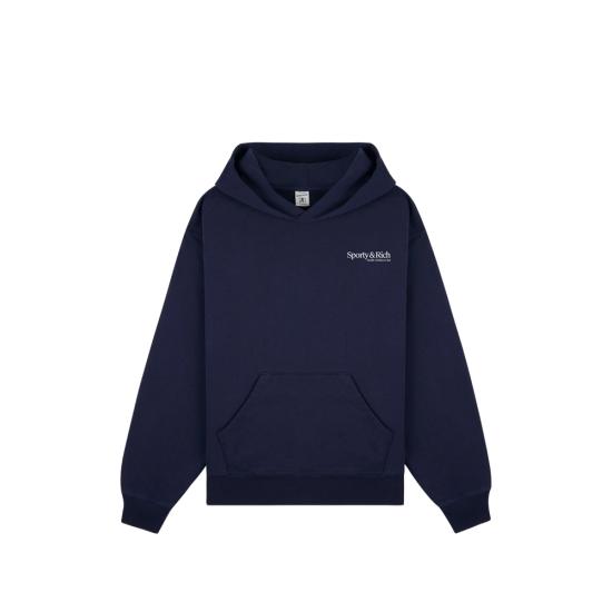 26FW 스포티앤리치 후드 티셔츠 ST095710087BL DKNAV BLUE