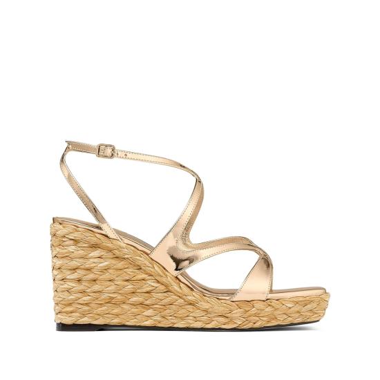 26FW 지미추 샌들 AYLA 85 CUH GOLD