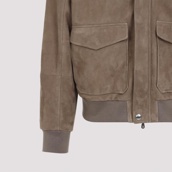 26FW 브루넬로 쿠치넬리 스웨이드 봄버 자켓 MPCAO2026 C2782 JUTA - BRUNELLO CUCINELLI