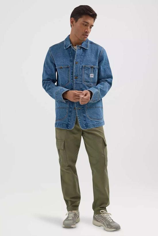  리 데님 자켓 Lee Workwear Chore Coat Mid Wash