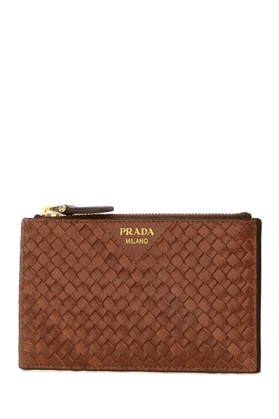 26FW 프라다 레더 카드 홀더 1MC0862BE1 F0046 Camel - PRADA