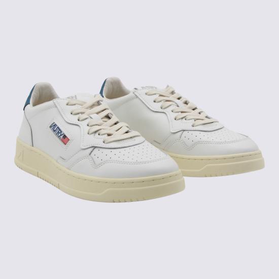 26FW 오트리 메달리스트 로우 스니커즈 AULM LL29 WHITE MALBLUE - AUTRY