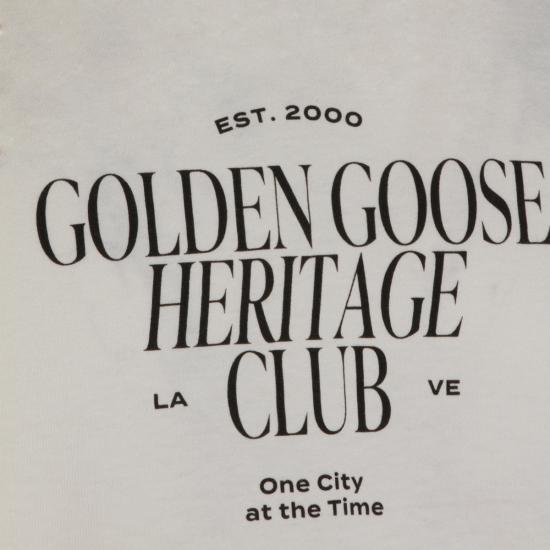 26FW 골든구스 반팔 티셔츠 GMP01220 P00261911560 HERITAGE WHITE - GOLDEN GOOSE