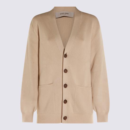 26FW 골든구스 Golden 레터링 가디건 GWP00950 P00197255550 TRAVERTINE