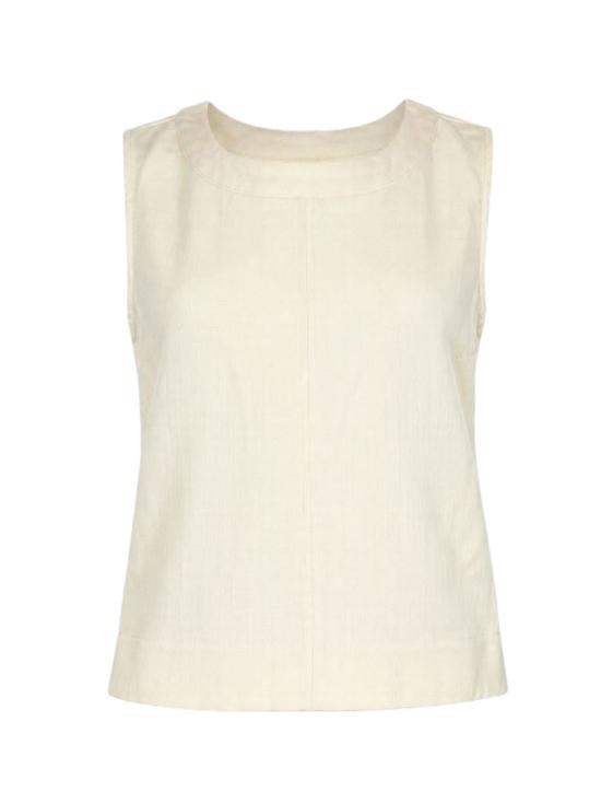 26SS 쉐르 민소매 티셔츠 CHE10006PAMPA BEI1322S Crema - SOEUR