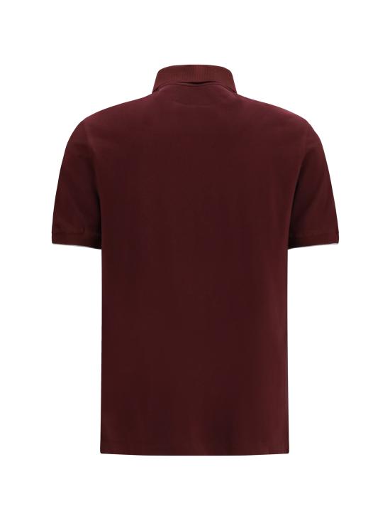 26FW 브루넬로 쿠치넬리 피케 폴로 셔츠 ME8548788 CDC80 BORDEAUX - BRUNELLO CUCINELLI