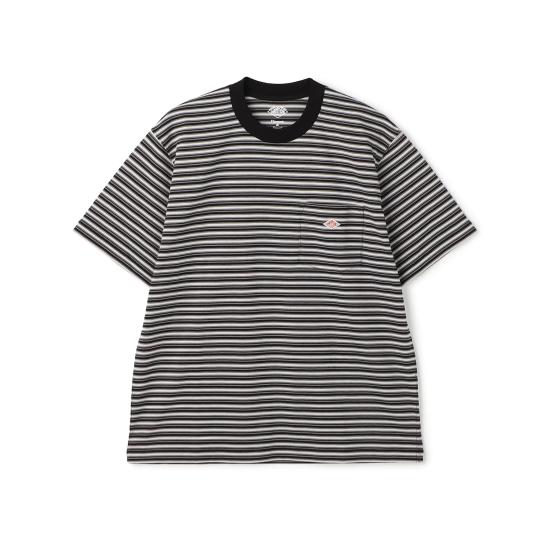26SS 단톤 반팔 티셔츠 DTC0198TCB CHARCOAL X BLACK MULTI DOM