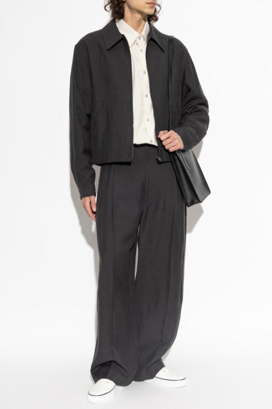 26SS 르메르 플리츠 테일러드 팬츠 PA1294 LF1561 983 ASH BLACK DOM - LEMAIRE
