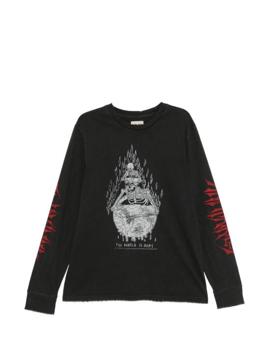26SS 갤러리 디파트먼트 긴팔 티셔츠 TOP005 VINTAGE BLACK DOM
