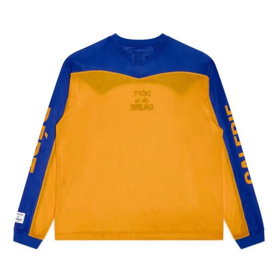 26SS 갤러리 디파트먼트 긴팔 티셔츠 TOP 033 GOLD YELLOW BLUE DOM - GALLERY DEPT