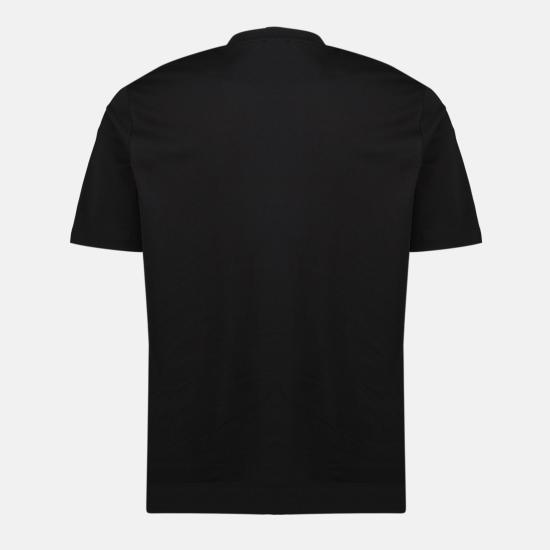26SS 디젤 반팔 티셔츠 A22478 0AIJU 9XX BLACK DOM - DIESEL