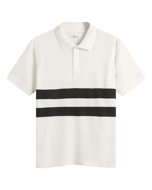26SS 기마구아스 폴로 티셔츠 MISTER POLO WHITEBLACK DOM