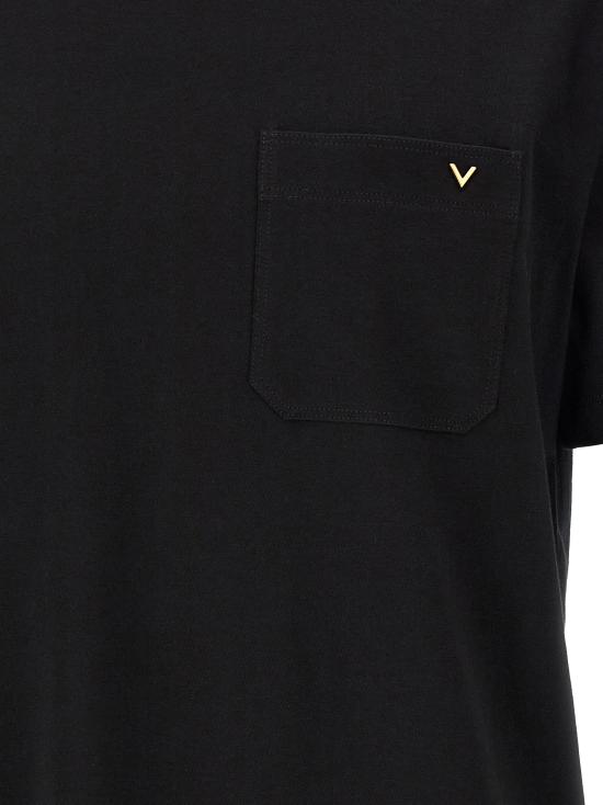 26FW 발렌티노 가라바니 반팔 티셔츠 V3MG10VBGR0NO Black - VALENTINO GARAVANI