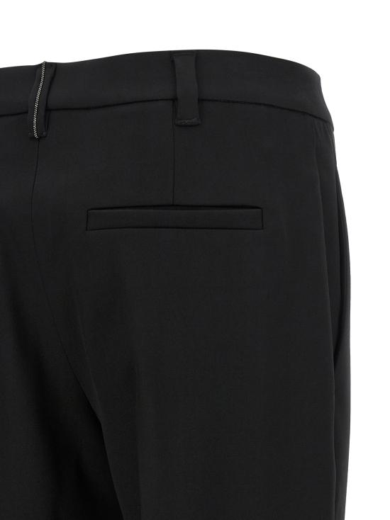 26FW 브루넬로 쿠치넬리 수트 팬츠 MB176P8703C101 Black - BRUNELLO CUCINELLI