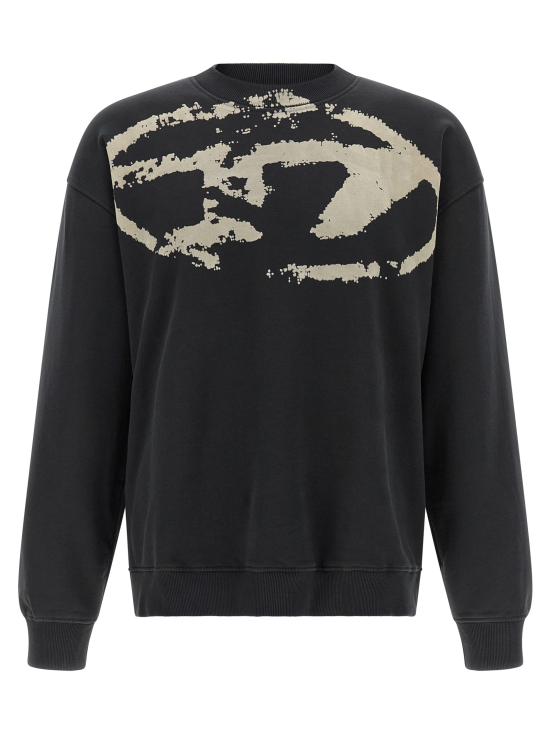 26FW 디젤 S 박스트 N5 스웨트셔츠 A130510DMBU9XX Black