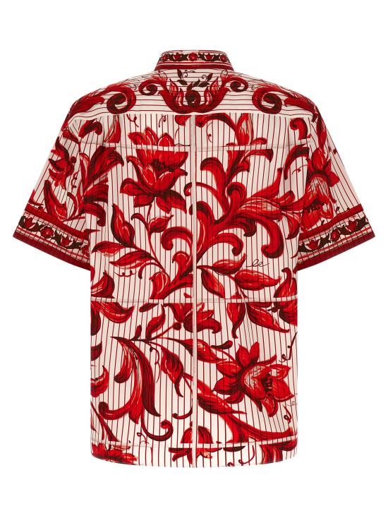 26FW 돌체앤가바나 반팔 셔츠 G5LG9THH5E3I63TN Red - DOLCE & GABBANA