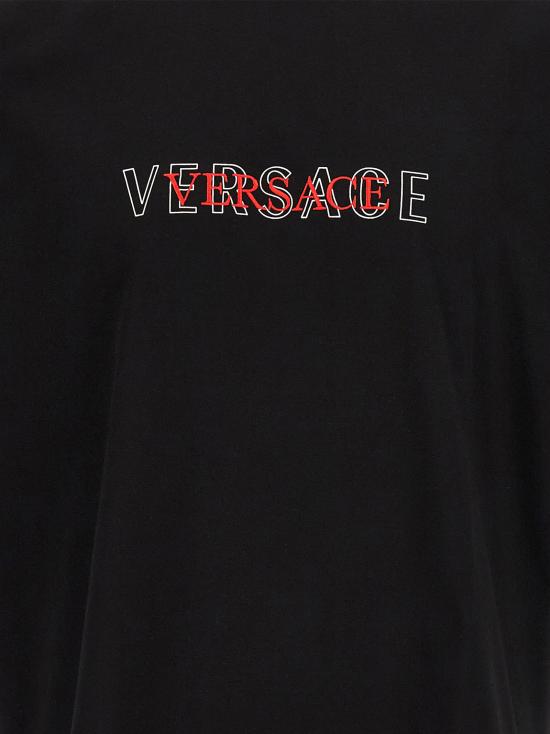 26FW 베르사체 반팔 티셔츠 10259461A183911B000 Black - VERSACE