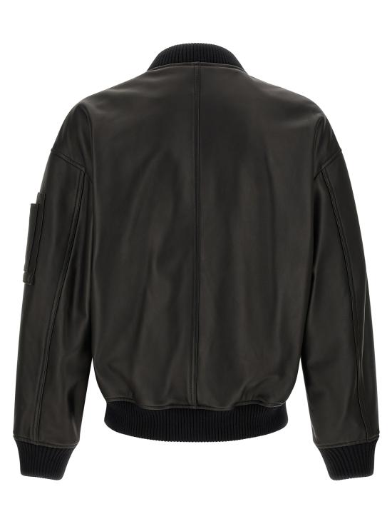 26FW 디스퀘어드2 가죽 자켓 S74AM1502SY1491900 Black - DSQUARED2