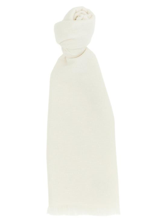26FW 브루넬로 쿠치넬리 머플러/스카프 MSC915029C159 White