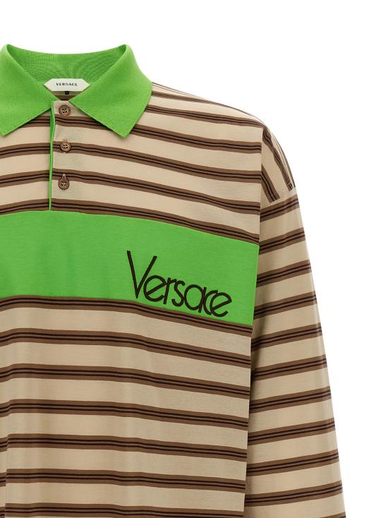 26FW 베르사체 폴로 티셔츠 10255121A184396K980 Multicolor - VERSACE