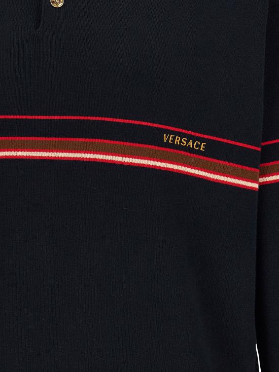 26FW 베르사체 폴로 티셔츠 10257441A183401U040 Blue - VERSACE