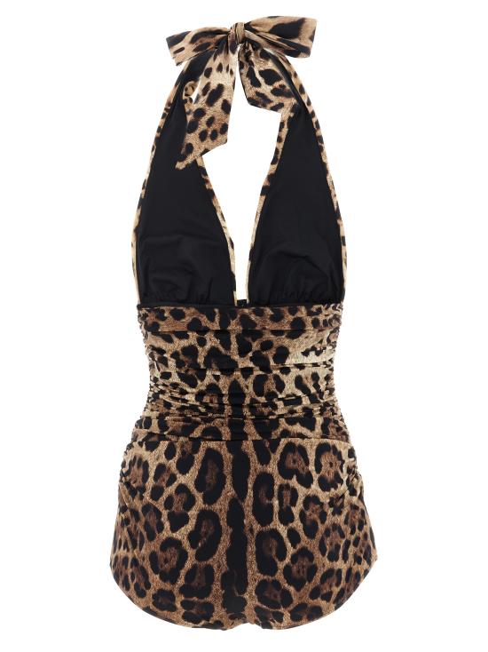 26FW 돌체앤가바나 원피스 수영복 O9A06JONO11HY13M Brown - DOLCE & GABBANA