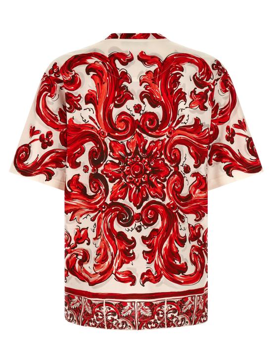 26FW 돌체앤가바나 반팔 티셔츠 G8PN9TII7KOID5DQ Red - DOLCE & GABBANA