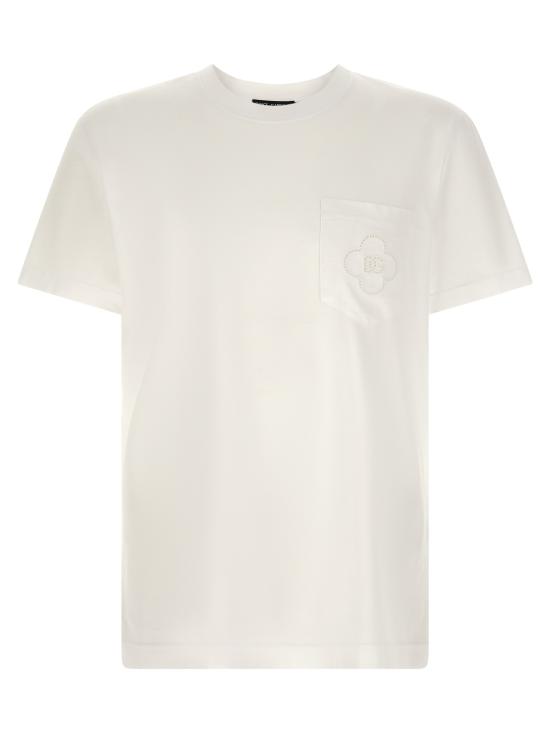 26FW 돌체앤가바나 반팔 티셔츠 G8RA2ZG7P7UW0800 White