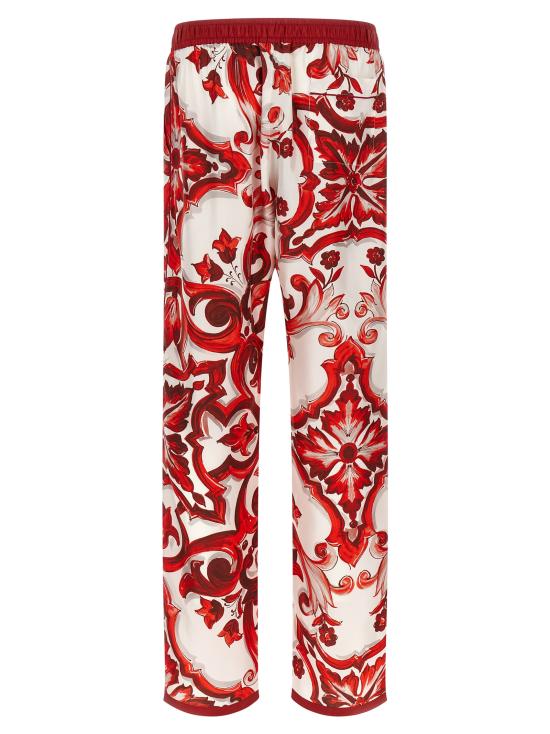 26FW 돌체앤가바나 트레이닝/조거 팬츠 GVRMATHI13FIY3TN Red - DOLCE & GABBANA