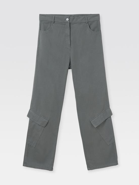 26SS 기마구아스 스트레이트 팬츠 IRINA TROUSERS GREY DOM - GIMAGUAS