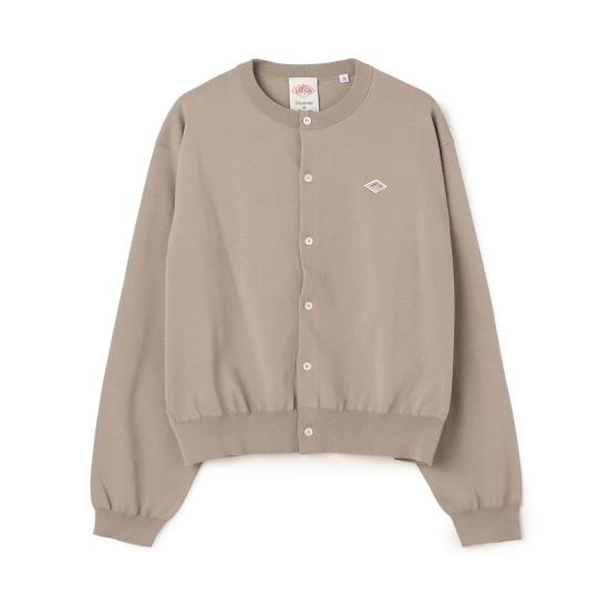 26SS 단톤 저지 니트 크루넥 가디건 DTD0137 YSD GREY DOM