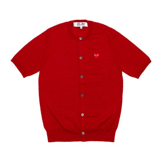 26SS 꼼데가르송 가디건 AX N095 051 5 RED DOM