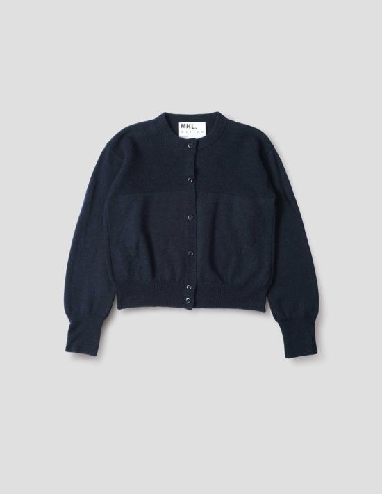 26SS 마가렛호웰 가디건 WHKN0525S26EXZ DKN DARK NAVY DOM