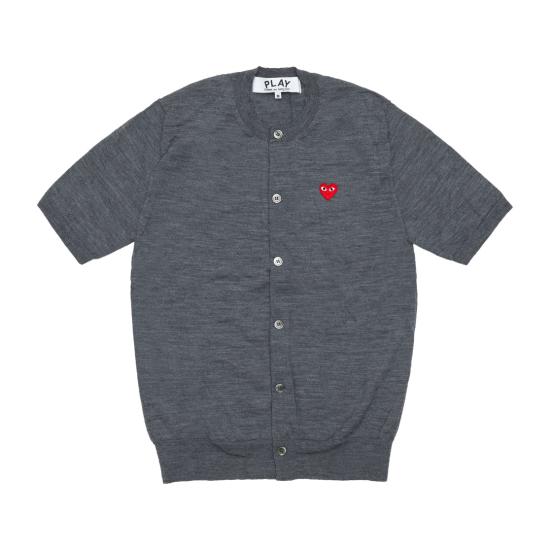 26SS 꼼데가르송 가디건 AX N095 051 3 GREY DOM