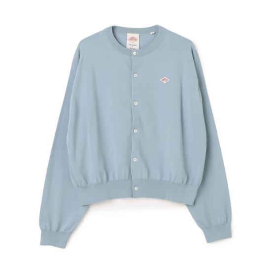 26SS 단톤 저지 니트 크루넥 가디건 DTD0137 YSD LT BLUE LTBLUE DOM