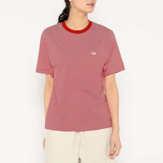 26SS 단톤 반팔 티셔츠 DTC0195CVT RED X WHITE DOM