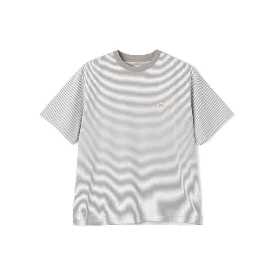 26SS 단톤 숏슬리브 스트라이프 이너 티셔츠 DTC0195CVT GREY X WHITE DOM