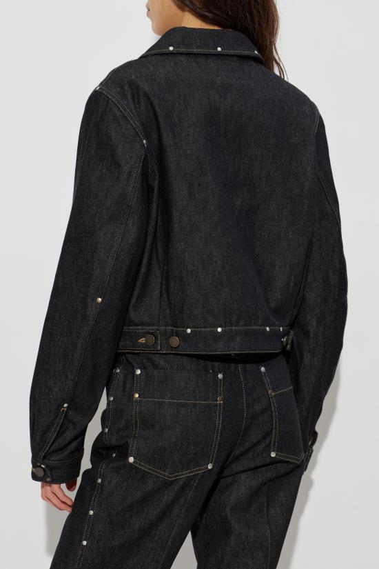 26SS 르메르 스터드 크롭 데님 자켓 OW1233 LD1061 965 - LEMAIRE