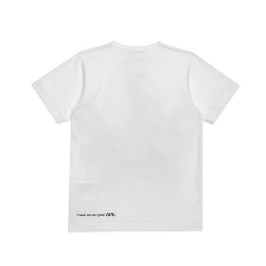 26SS 꼼데가르송 웨스트폴 스트로베리 반팔 티셔츠 NQ T503 S26 1 WHITE DOM - COMME DES GARCONS